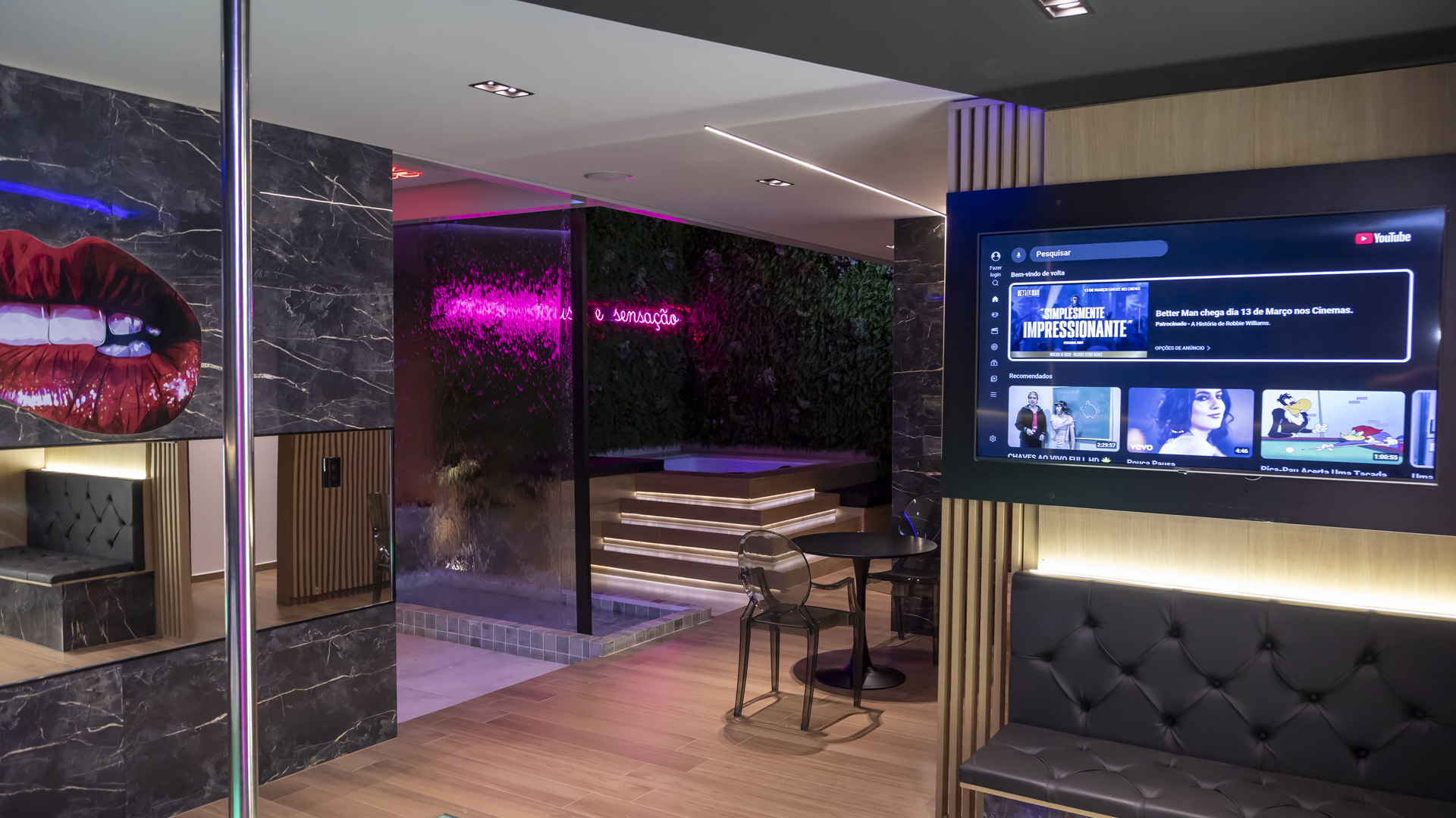 Galeria da suíte LUST